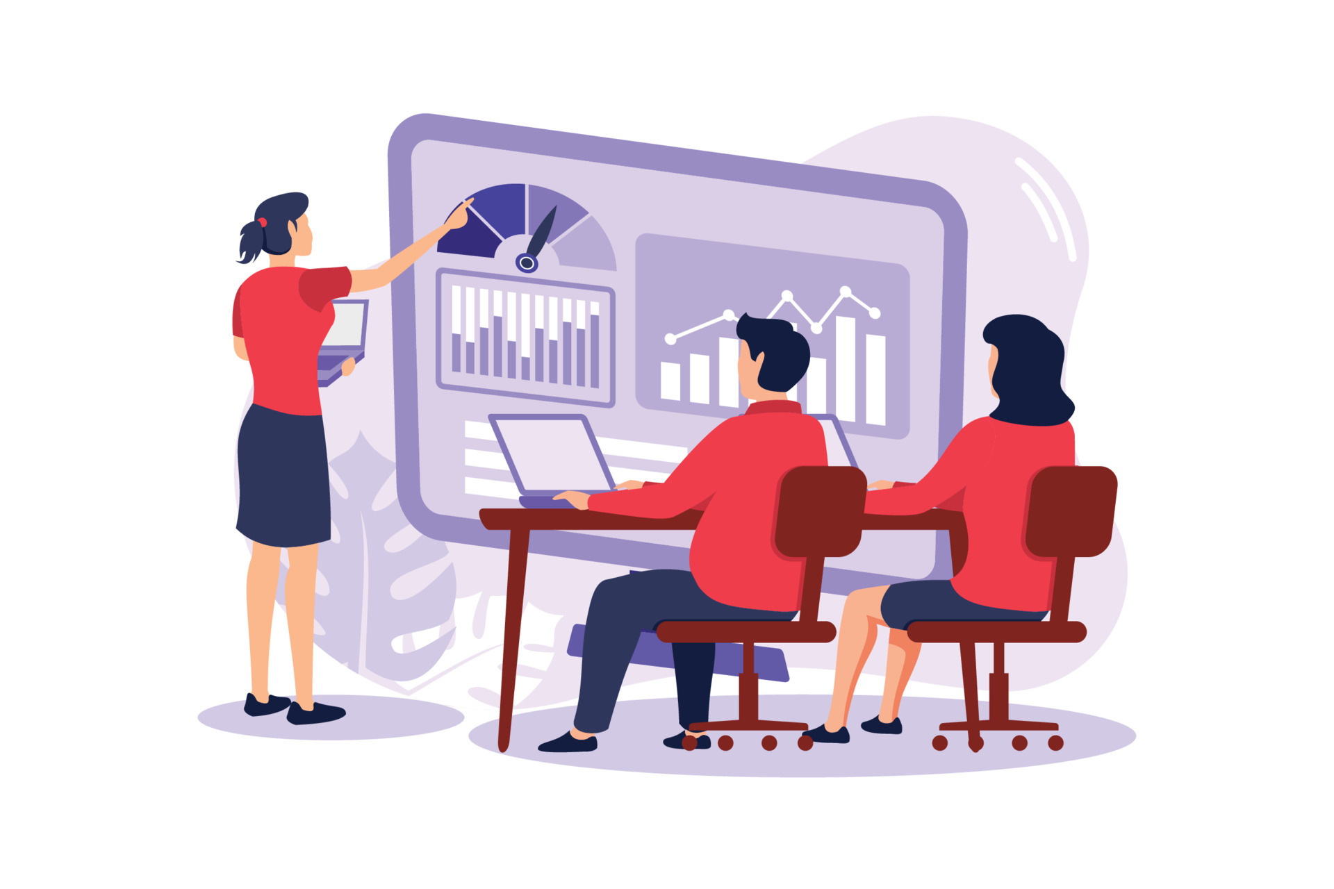 Business Briefing illustration 6801367 Vector Art at Vecteezy