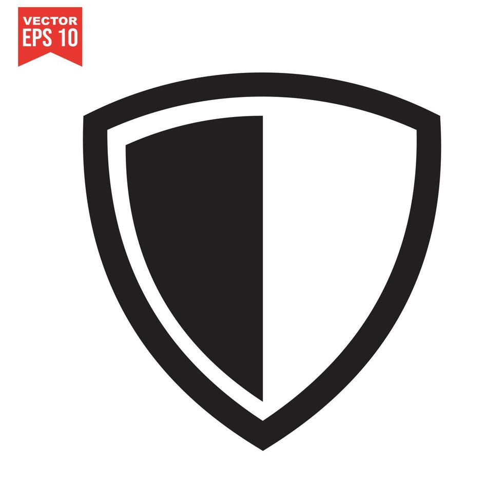 Shield Icon - Vector, Sign and Symbol for Design, Presentation, Website or Apps Elements. vector