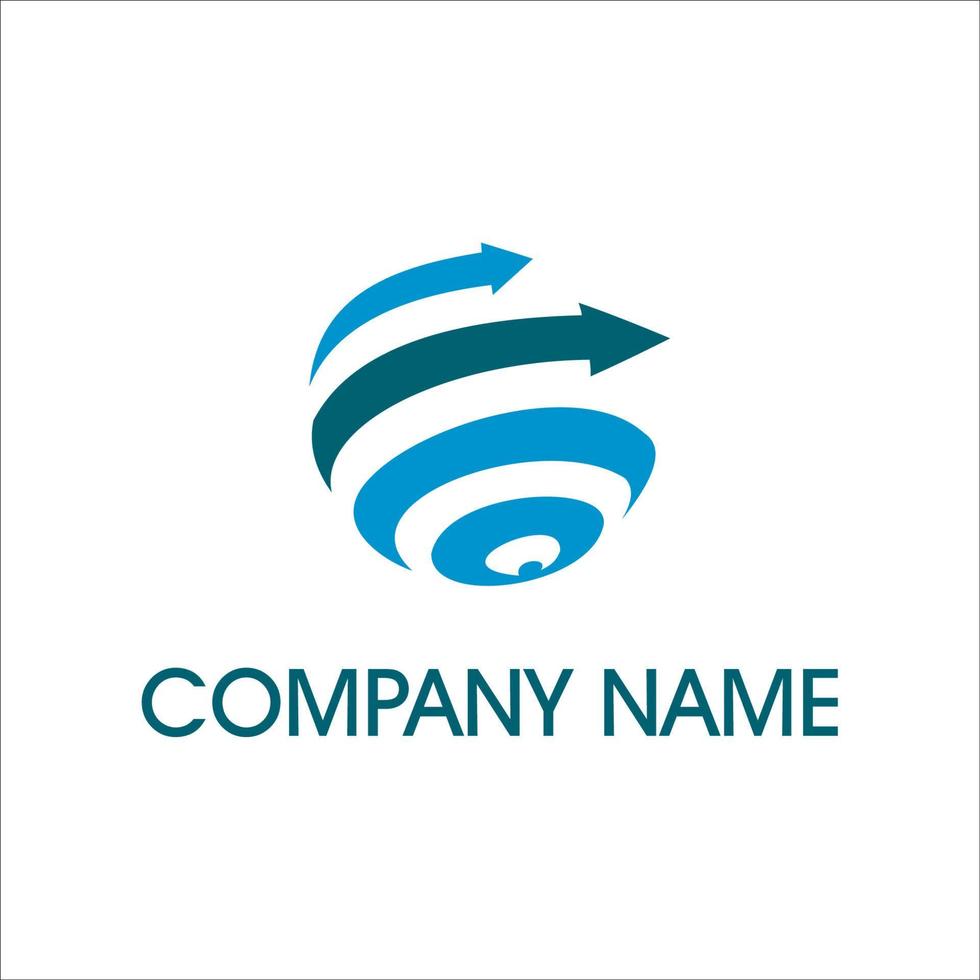 vector exclusivo del logotipo de la empresa