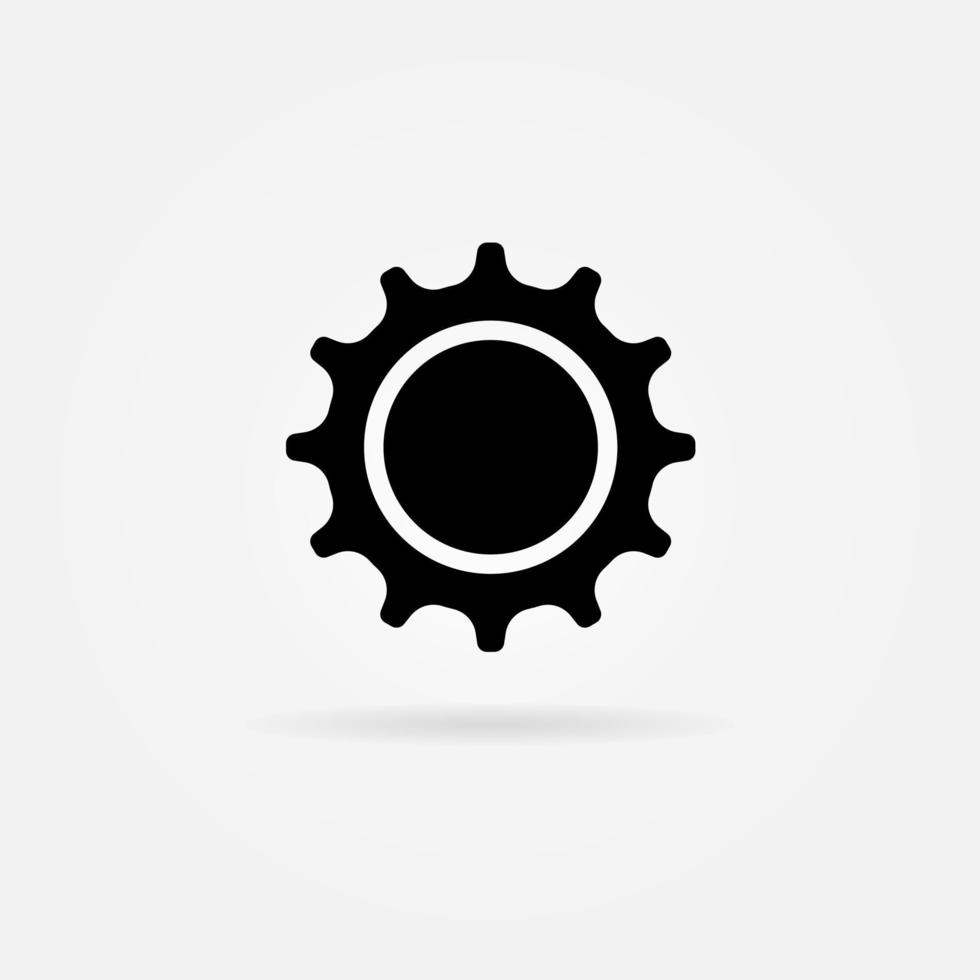 Settings, Configuration Icon Solid Style. Vector Icon Design Element. Vector Icon Template Background