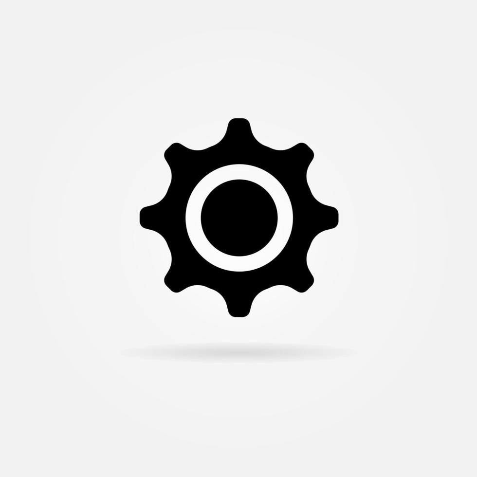 Settings, Configuration Icon Solid Style. Vector Icon Design Element. Vector Icon Template Background