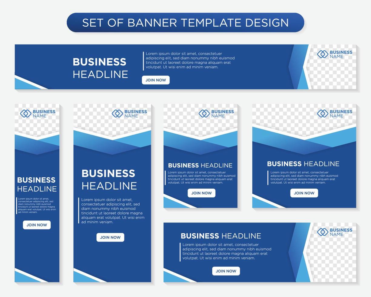 set of promotion kit banner template design with modern and minimalist concept user for web page, ads, annual report, banner, background, backdrop, flyer, brochure, card, poster, presentation lauyout vector