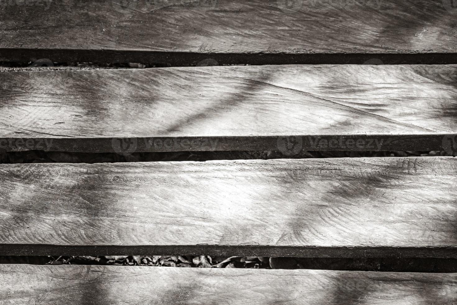 Texture and pattern slats wooden walking trails Sian Kaan Mexico. photo