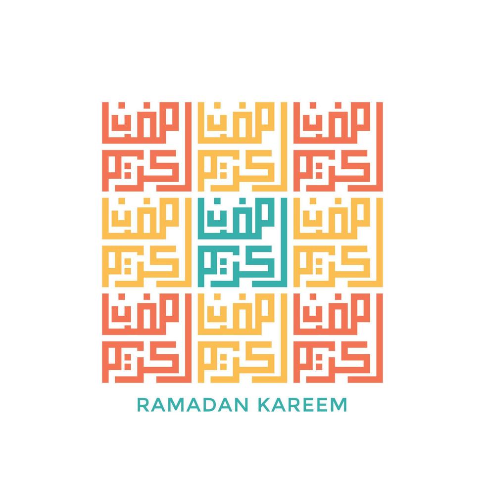 ramadan kareem fondo islámico con uso de estilo moderno y árabe para contenido de anuncios de redes sociales eid mubarak, eid fitr, ramadan mubarak, hajj, umrah, fiesta iftar vector