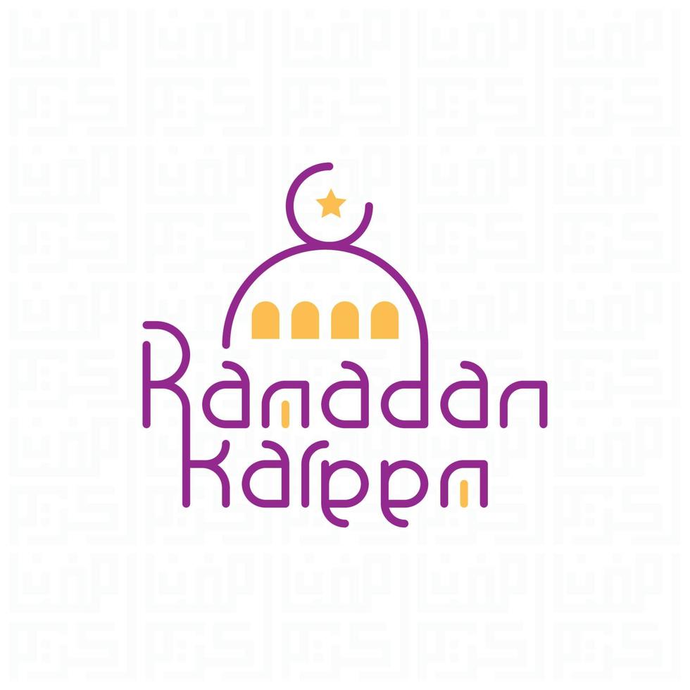 ramadan kareem islamic background with modern and arabic style use for social media ads content eid mubarak, eid fitr, ramadan mubarak, hajj, umrah, iftar party vector