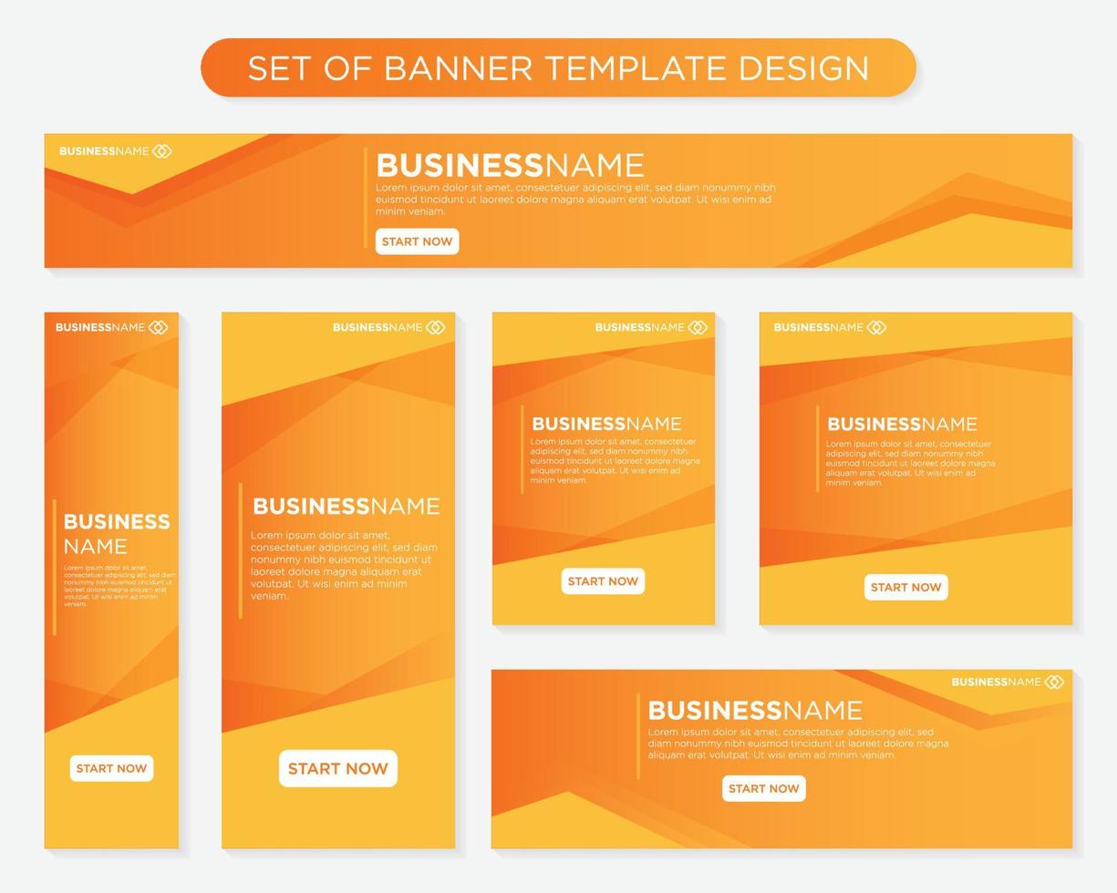 set of promotion kit banner template design with modern and minimalist concept user for web page, ads, annual report, banner, background, backdrop, flyer, brochure, card, poster, presentation lauyout vector