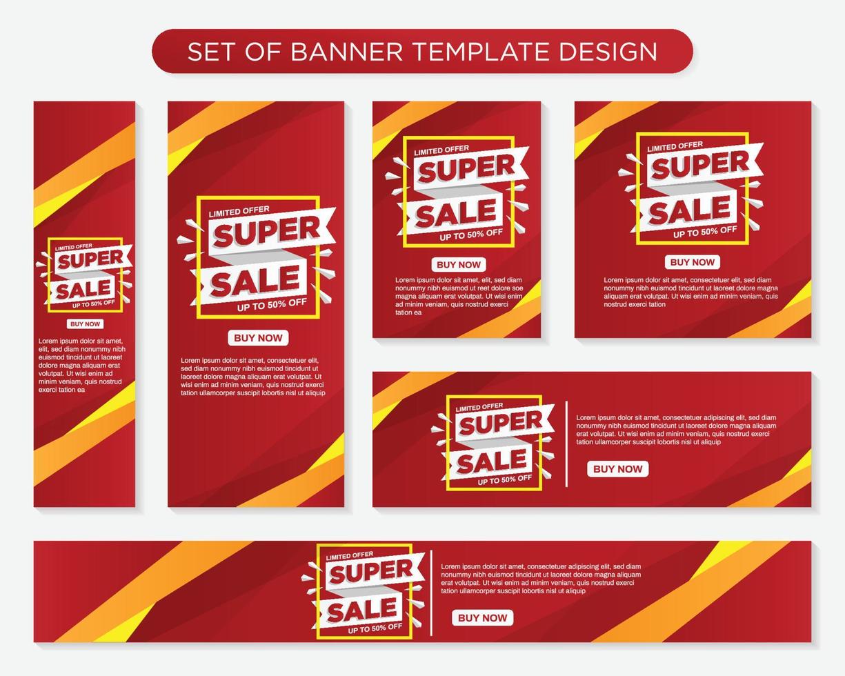 set of promotion kit banner template design with modern and minimalist concept user for web page, ads, annual report, banner, background, backdrop, flyer, brochure, card, poster, presentation lauyout vector