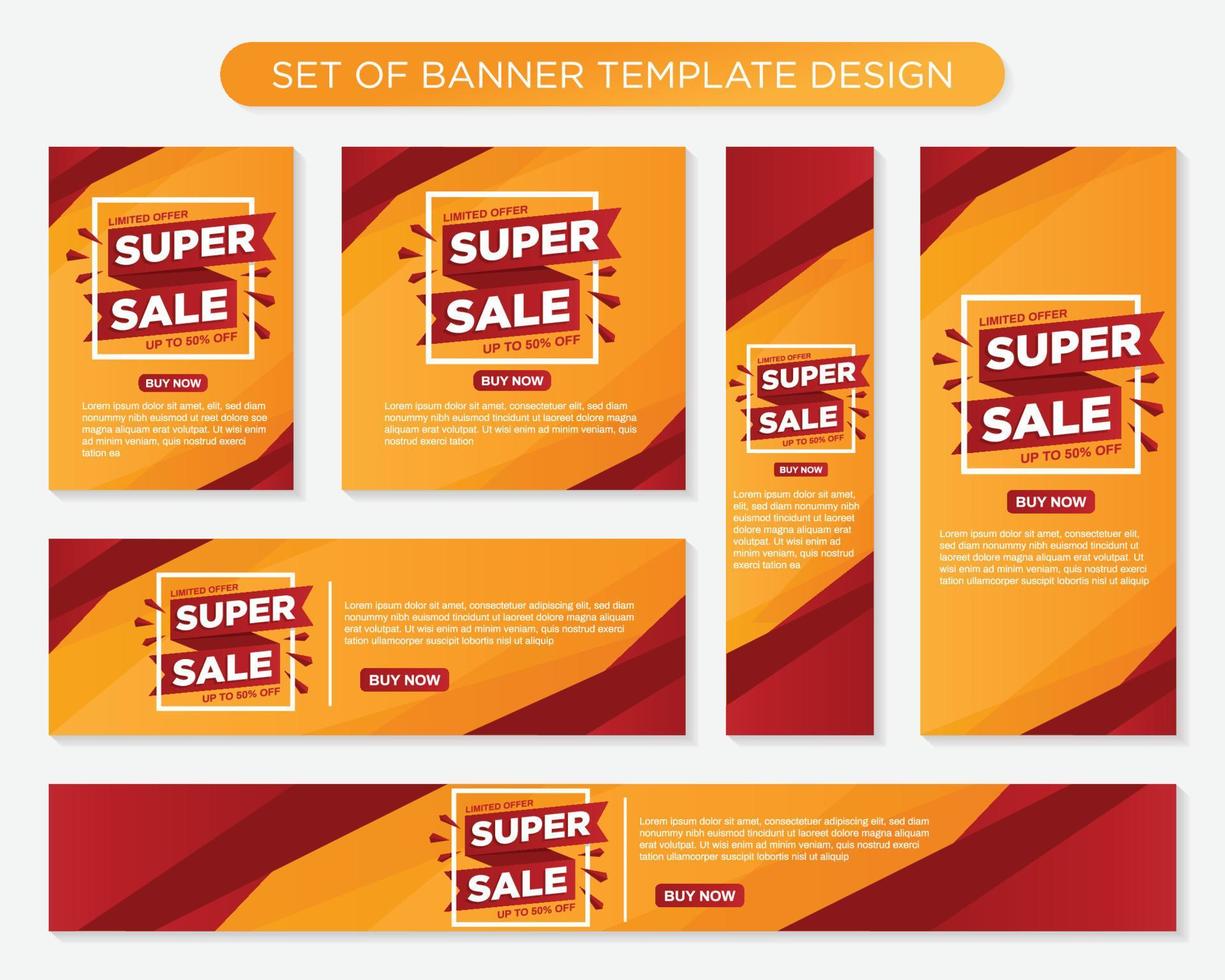 set of promotion kit banner template design with modern and minimalist concept user for web page, ads, annual report, banner, background, backdrop, flyer, brochure, card, poster, presentation lauyout vector