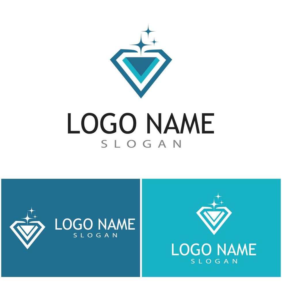 Diamond Logo Template vector icon illustration design