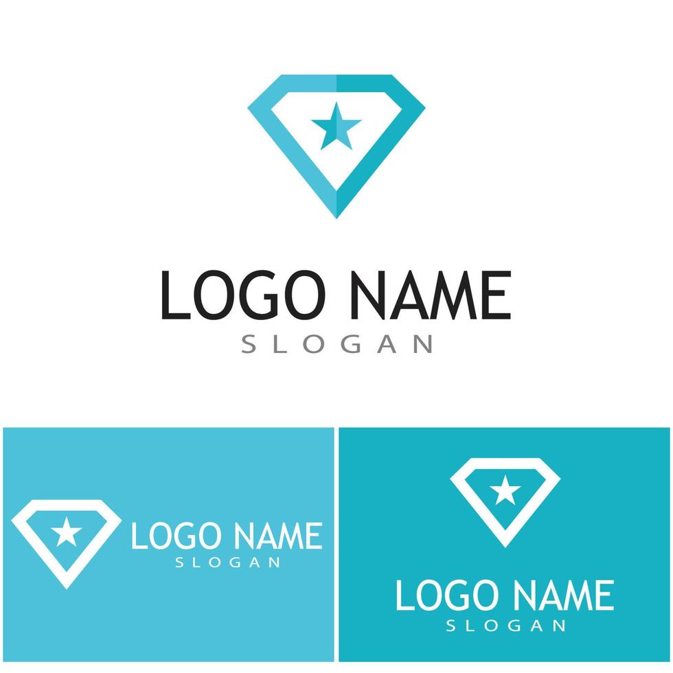 Diamond Logo Template vector icon illustration design