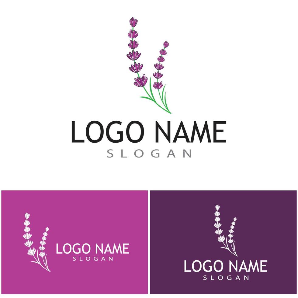 Lavender Logo Template vector symbol nature