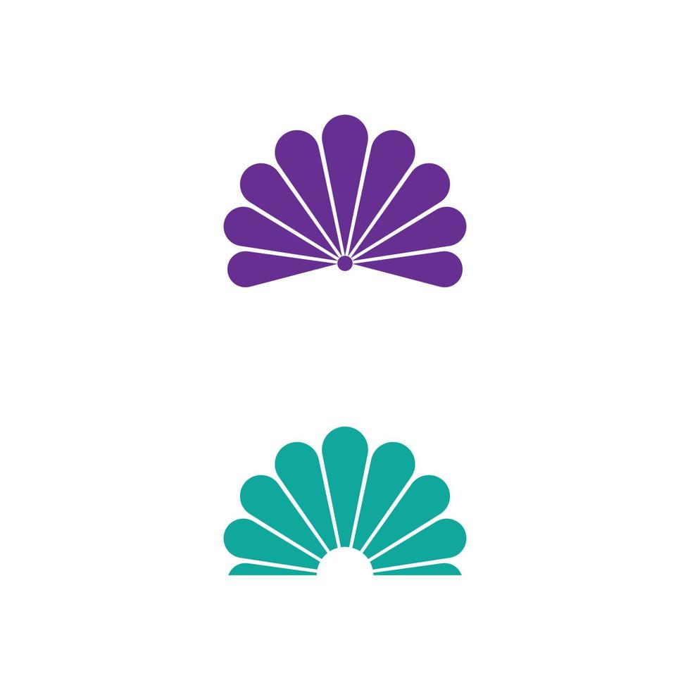 Shell logo illustration vector flat design
