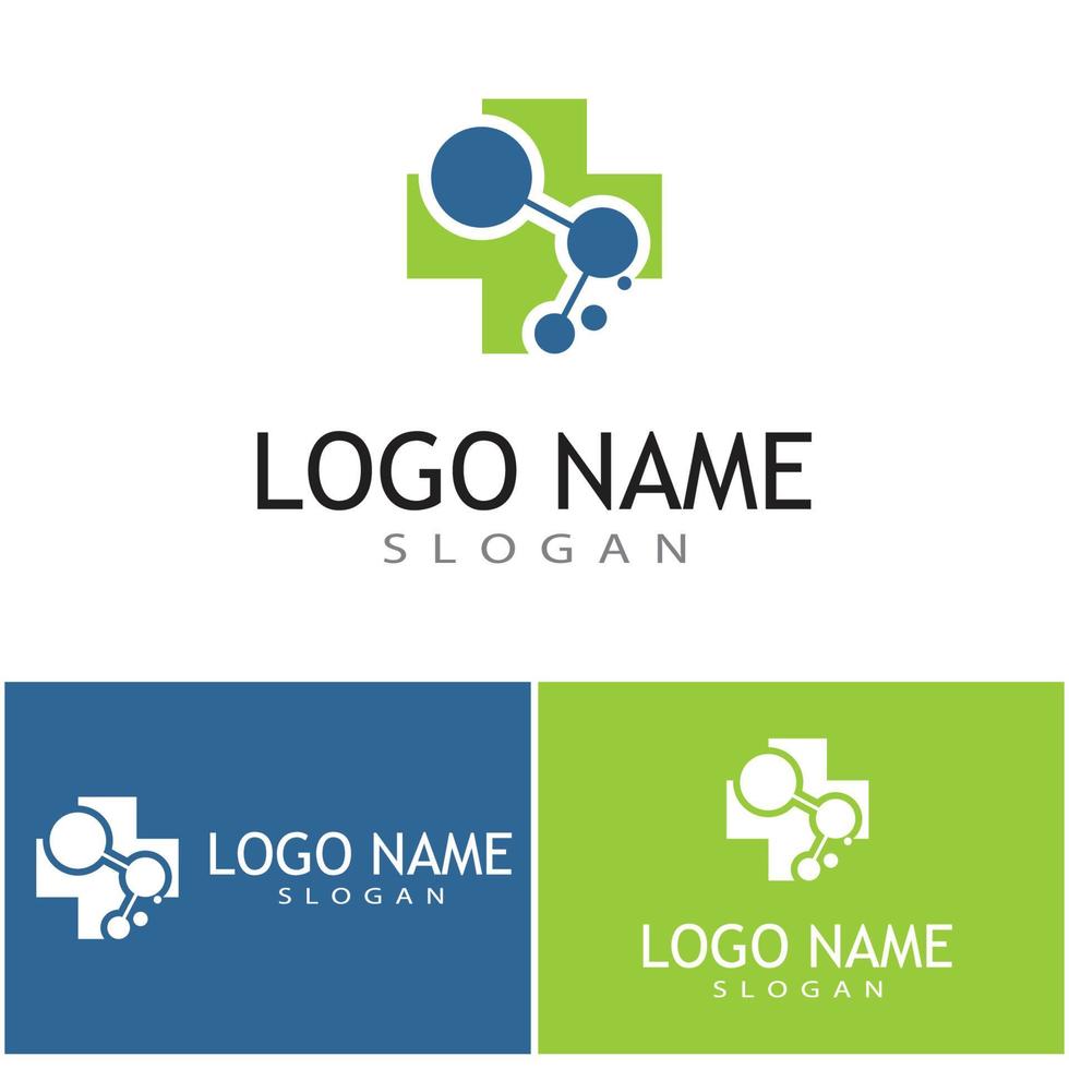 Molecule symbol logo template vector illustration design