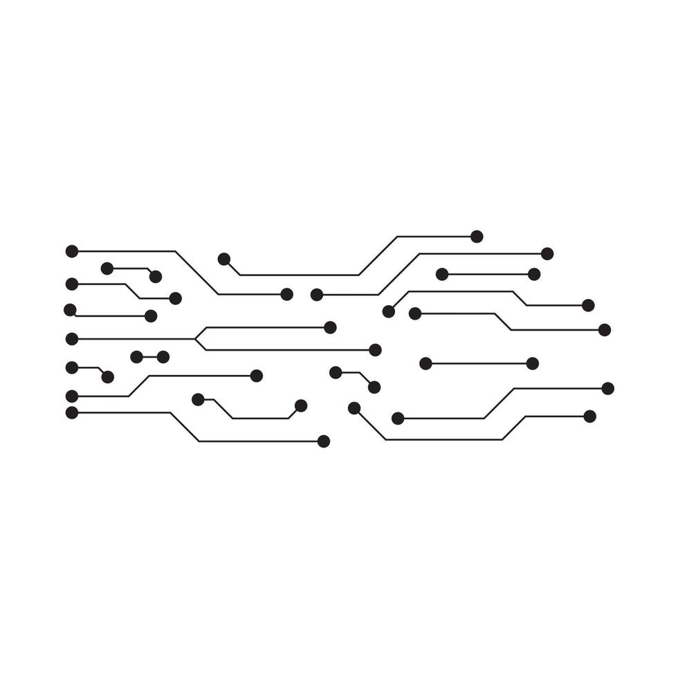 circuito ilustración diseño vector símbolo logo