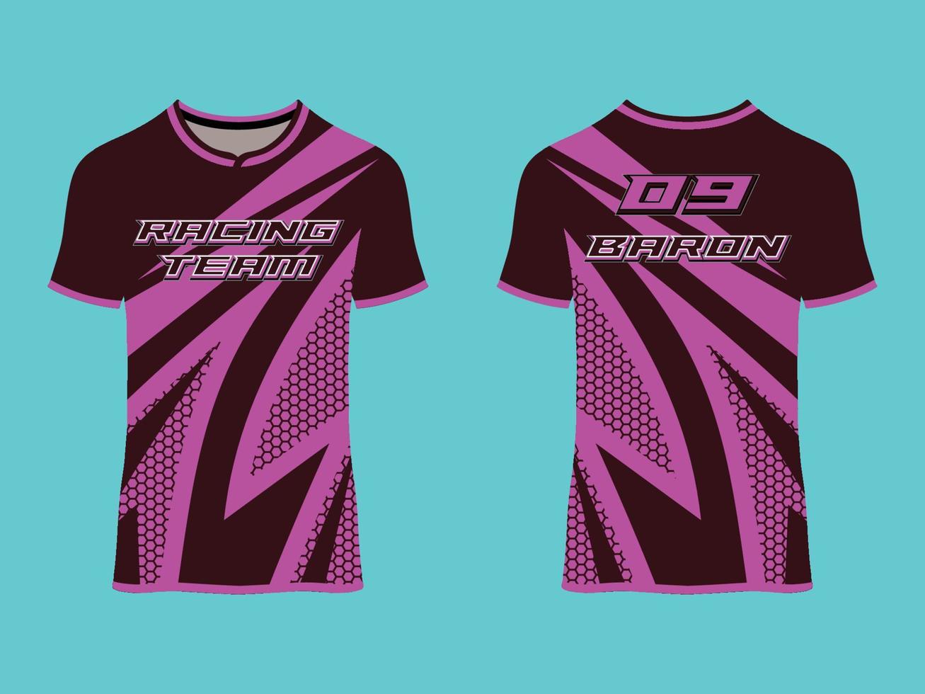 usar diseño deportivo, camiseta de carreras para uniforme de club vector