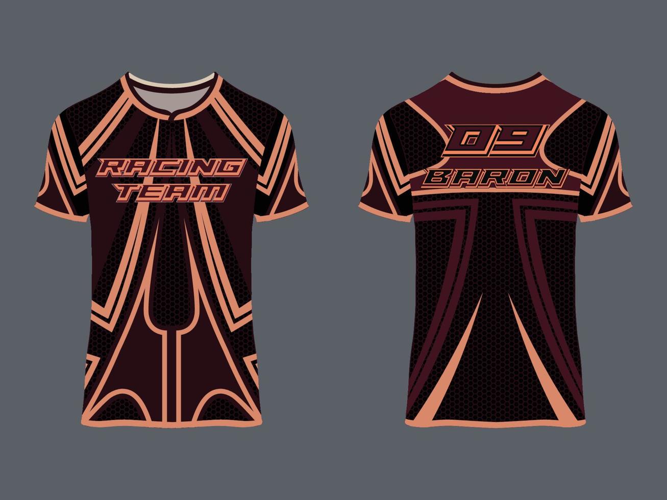 wear sport design, racing jersey for club uniform vector