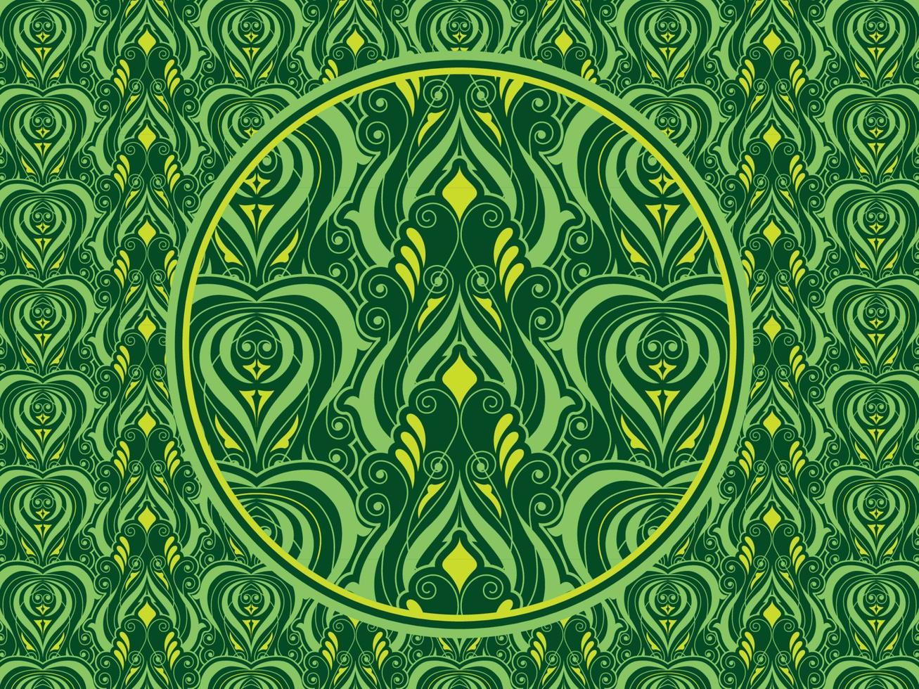 Seamless pattern with ethnic  ornamental vector