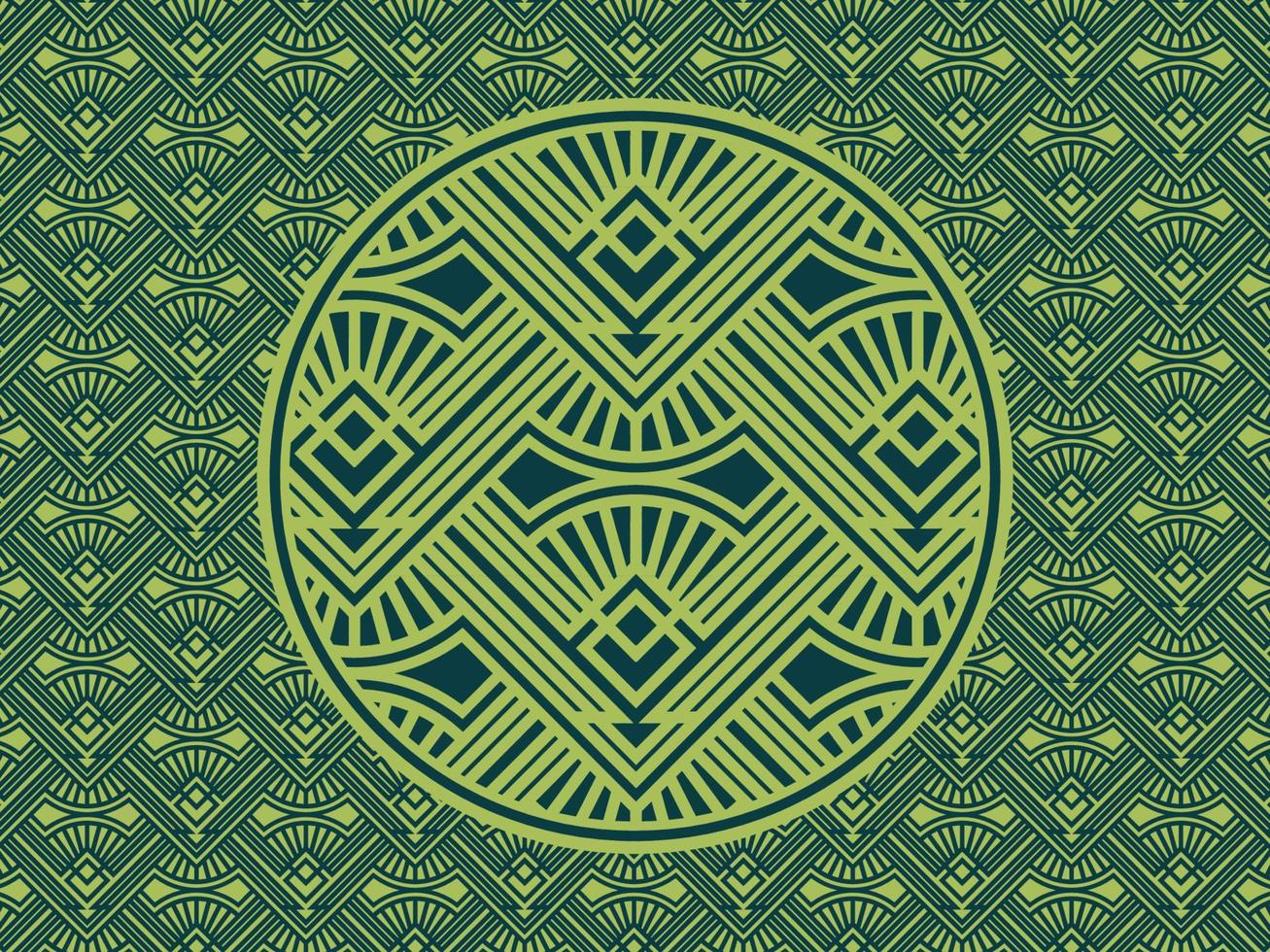 Seamless pattern with ethnic  ornamental vector