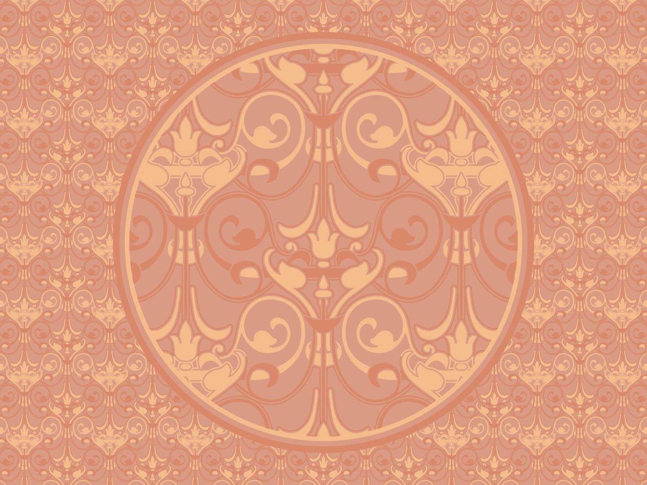 Seamless pattern with ethnic  ornamental vector