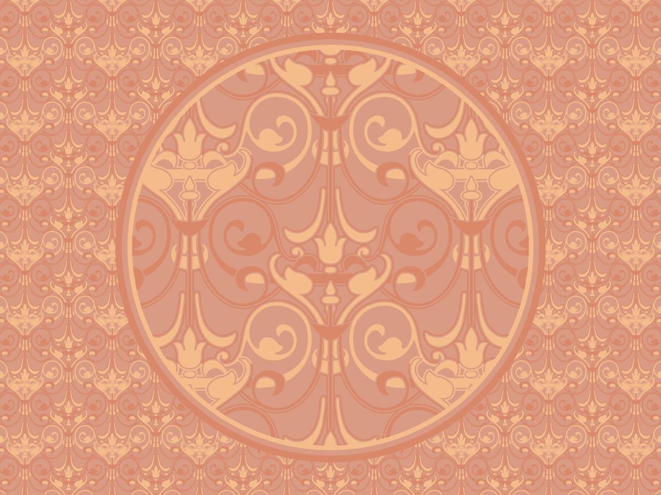 Seamless pattern with ethnic  ornamental vector