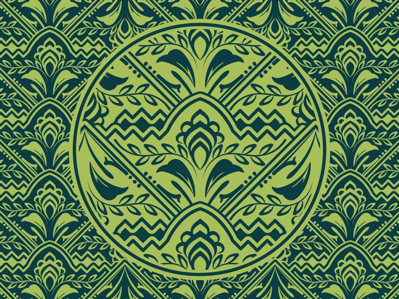 Seamless pattern with ethnic  ornamental vector