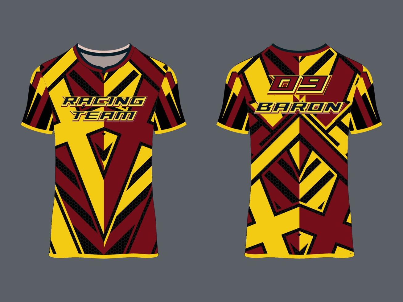 usar diseño deportivo, camiseta de carreras para uniforme de club vector