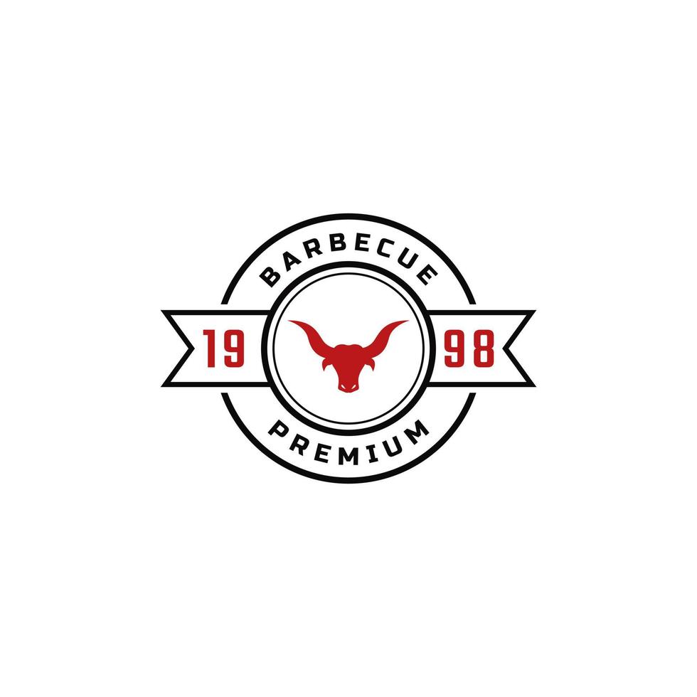BBQ Barbeque Grill Logo Vector Design Inspiration