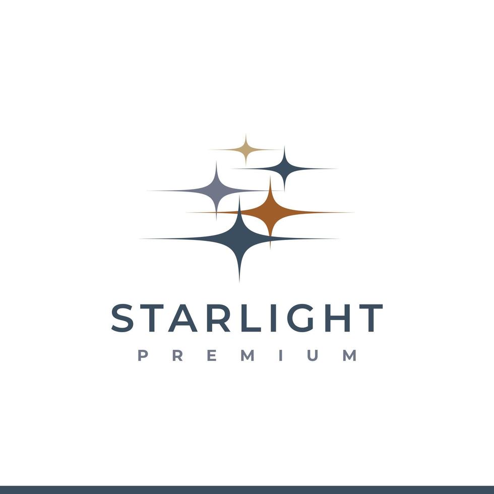 Abstract Spark Light Logo Design Inspiration vector