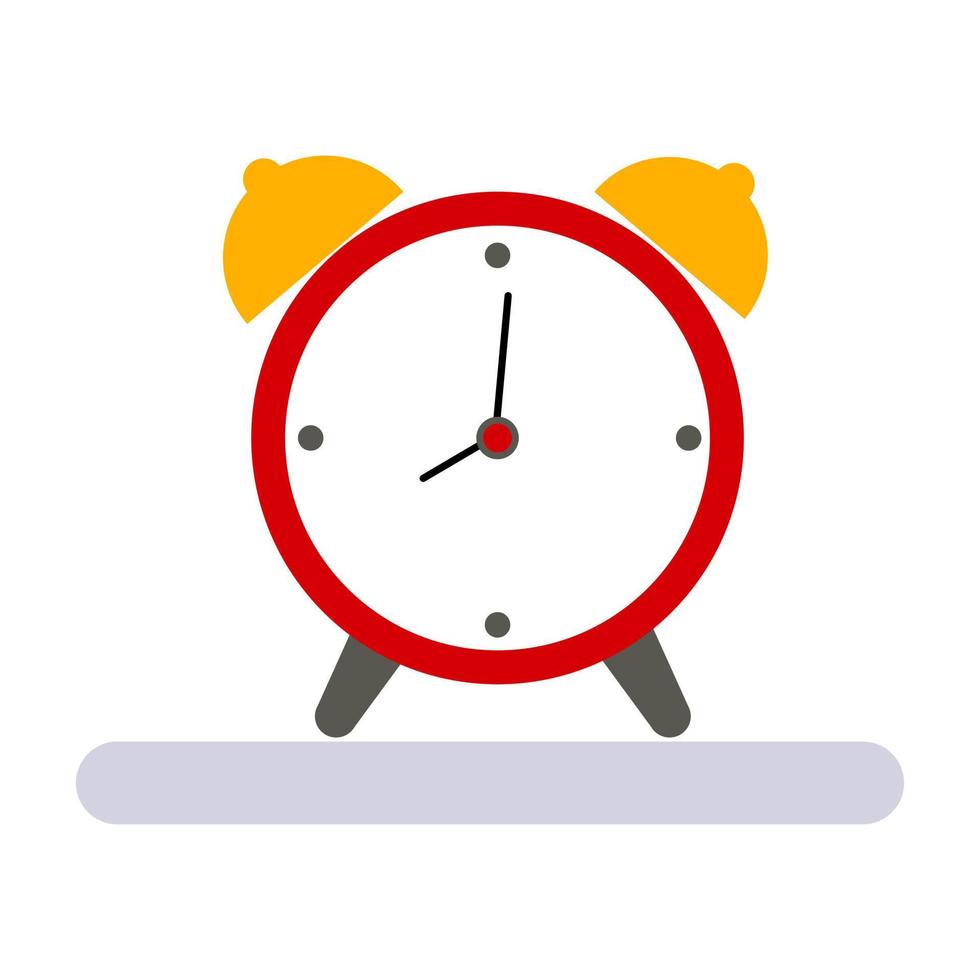 icono de reloj despertador vector