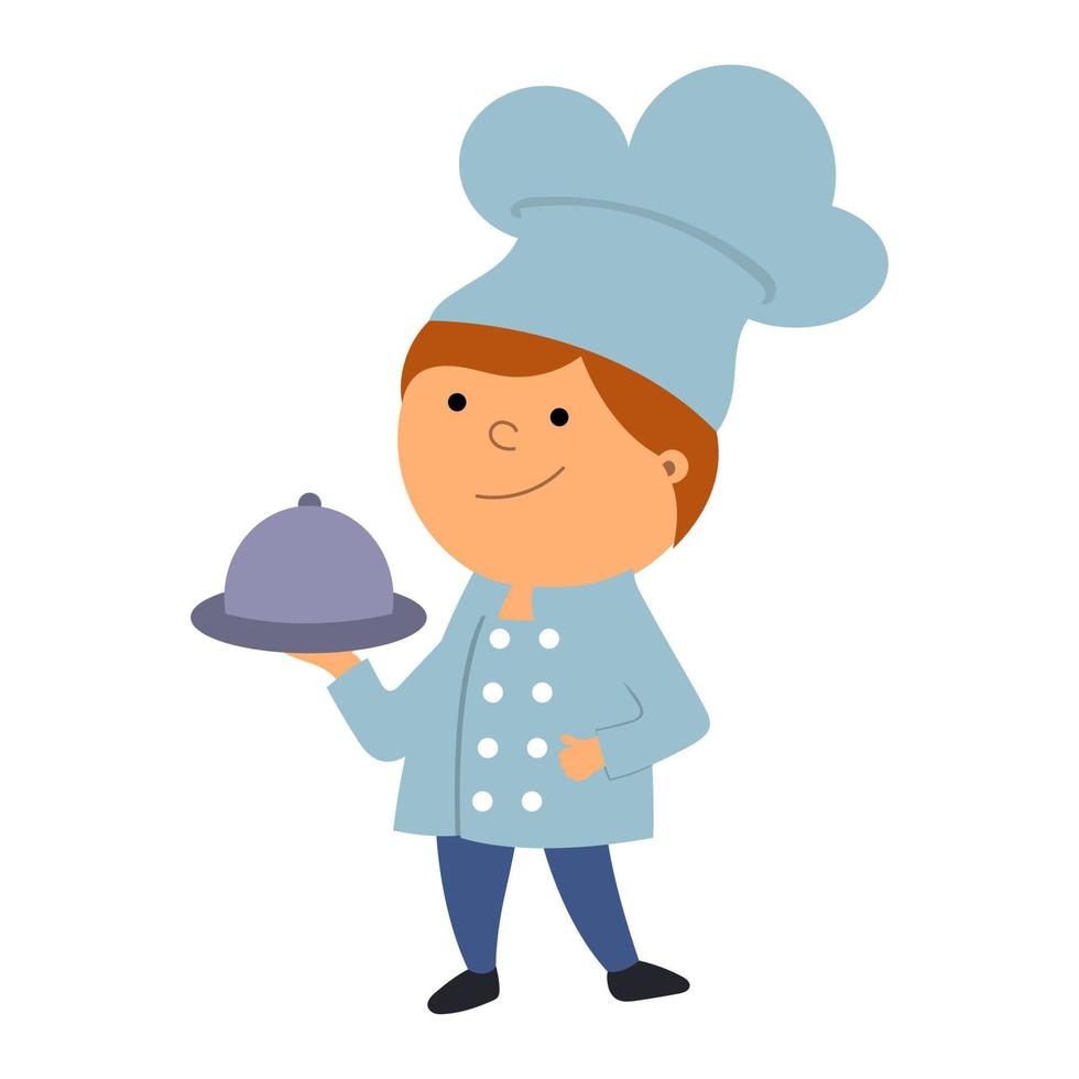 illustration of a cook vector
