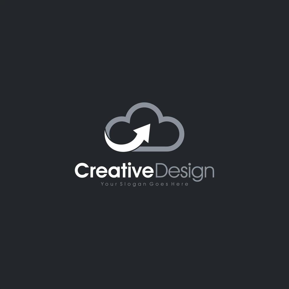 Cloud Logo abstract Logo Template Design Vector