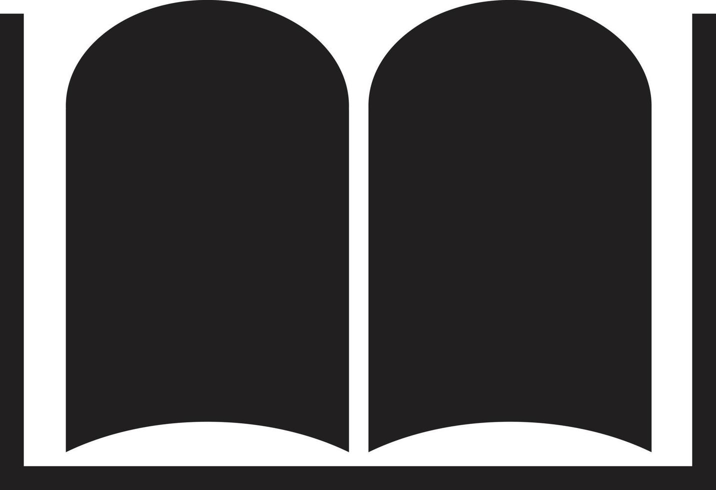 Book icon on white background. Book symbol. flat style. vector