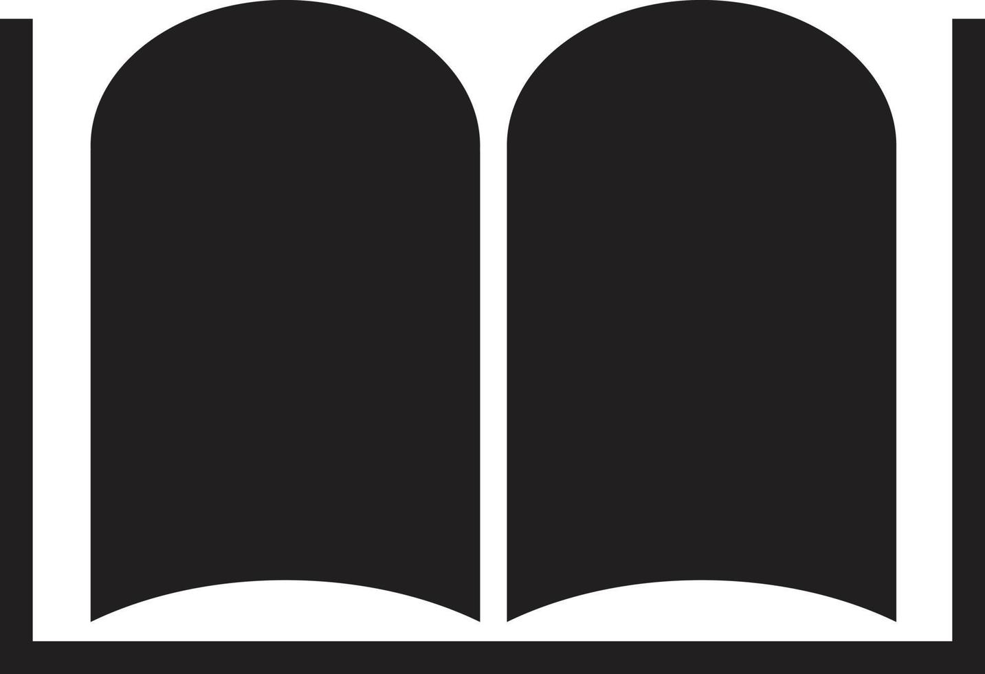 icono de libro sobre fondo blanco. símbolo del libro estilo plano vector