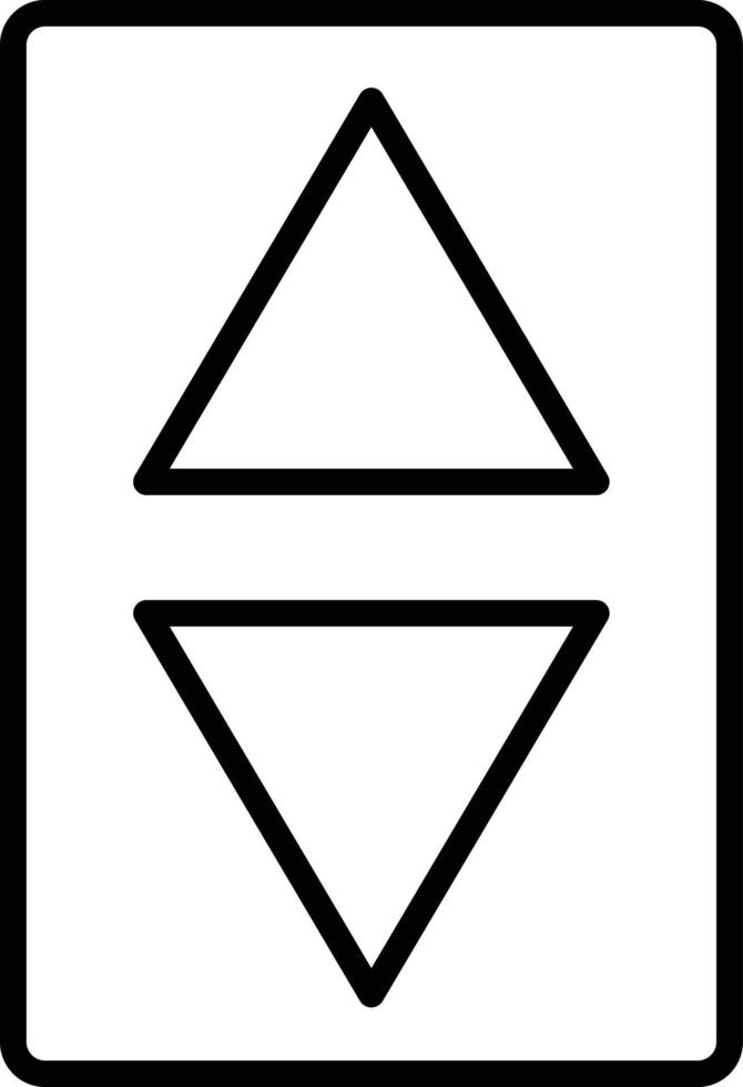 elevator icon. lift buttons symbol. lift buttons sign. vector