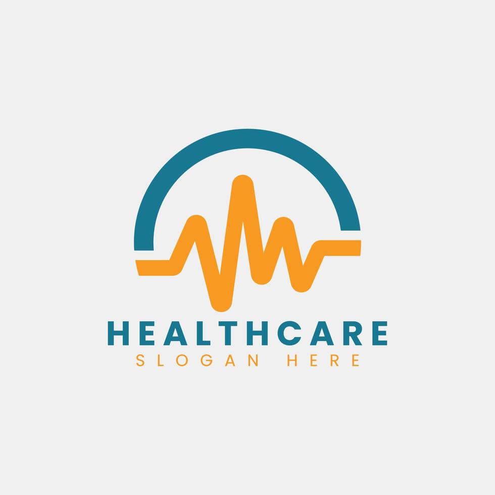 Creative abstract modern clinic hospital logo design, colorful gradient clinic logo design vector