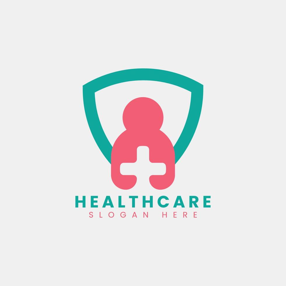 Creative abstract modern clinic hospital logo design, colorful gradient clinic logo design vector