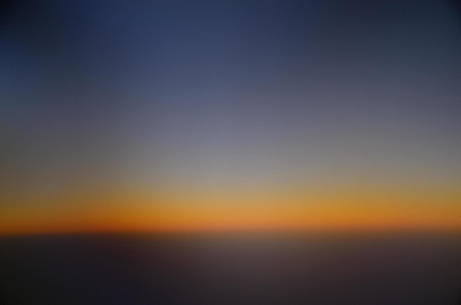 sunset view from airplane photo