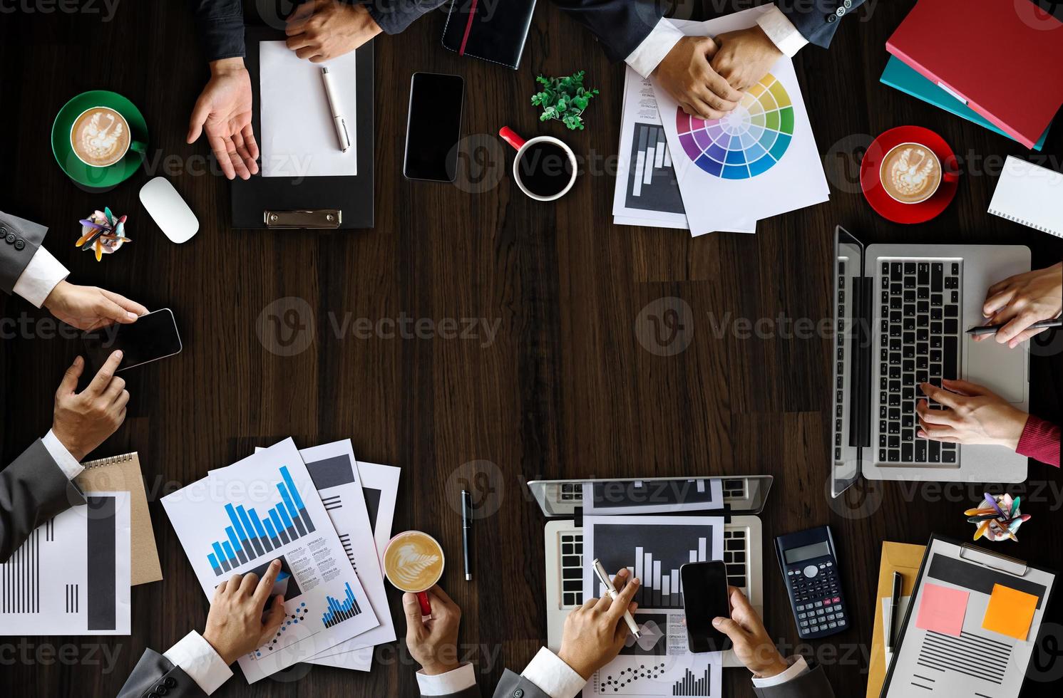 Business People Meeting Growth Success Target Economic Concept photo