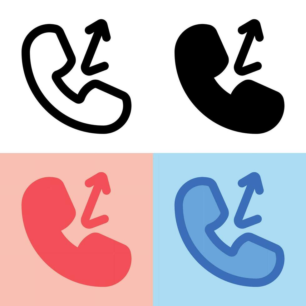 Illustration vector graphic of Declined Call Icon. Perfect for user interface, new application, etc