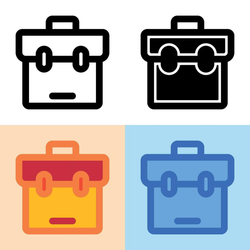 Illustration vector graphic of Bag Icon. Perfect for user interface, new application, etc