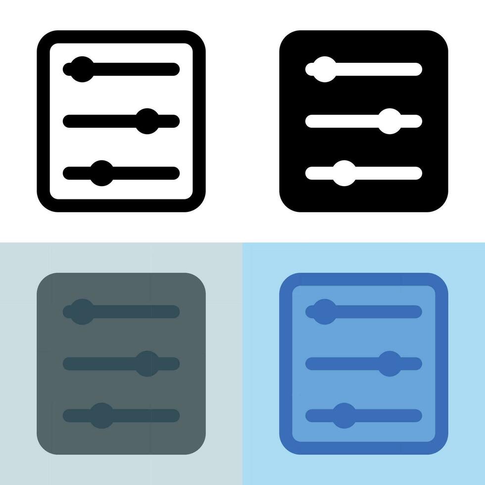 Illustration vector graphic of Setting Icon. Perfect for user interface, new application, etc
