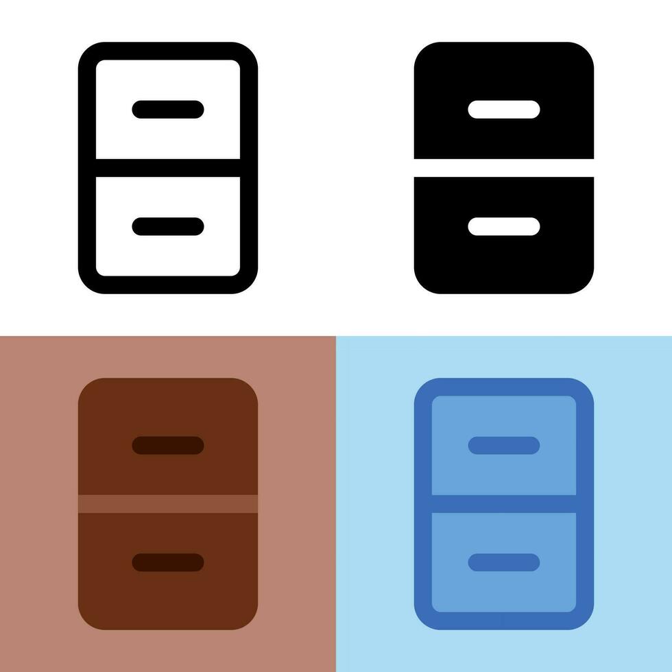 Illustration vector graphic of Locker Icon. Perfect for user interface, new application, etc