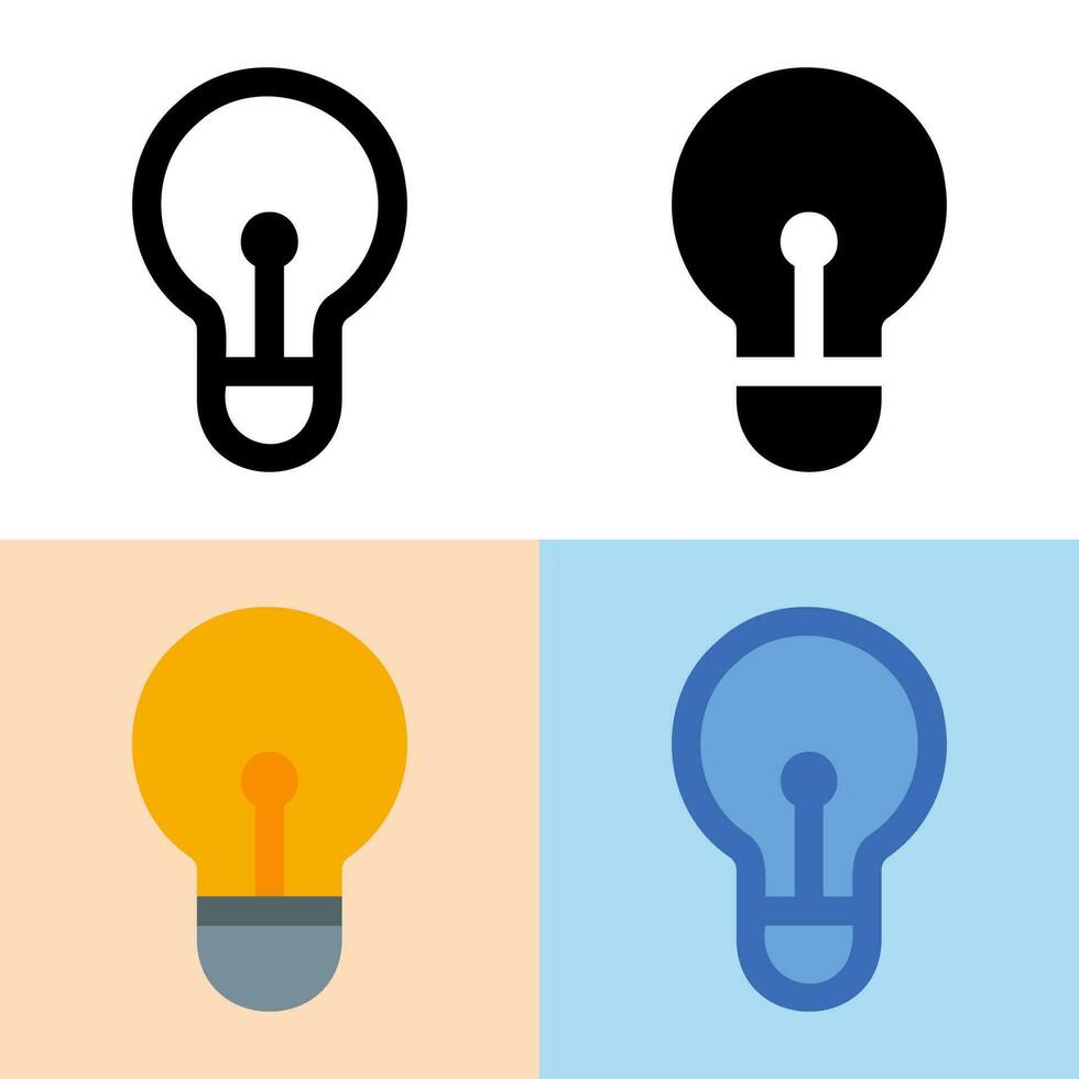 Illustration vector graphic of Idea Icon. Perfect for user interface, new application, etc