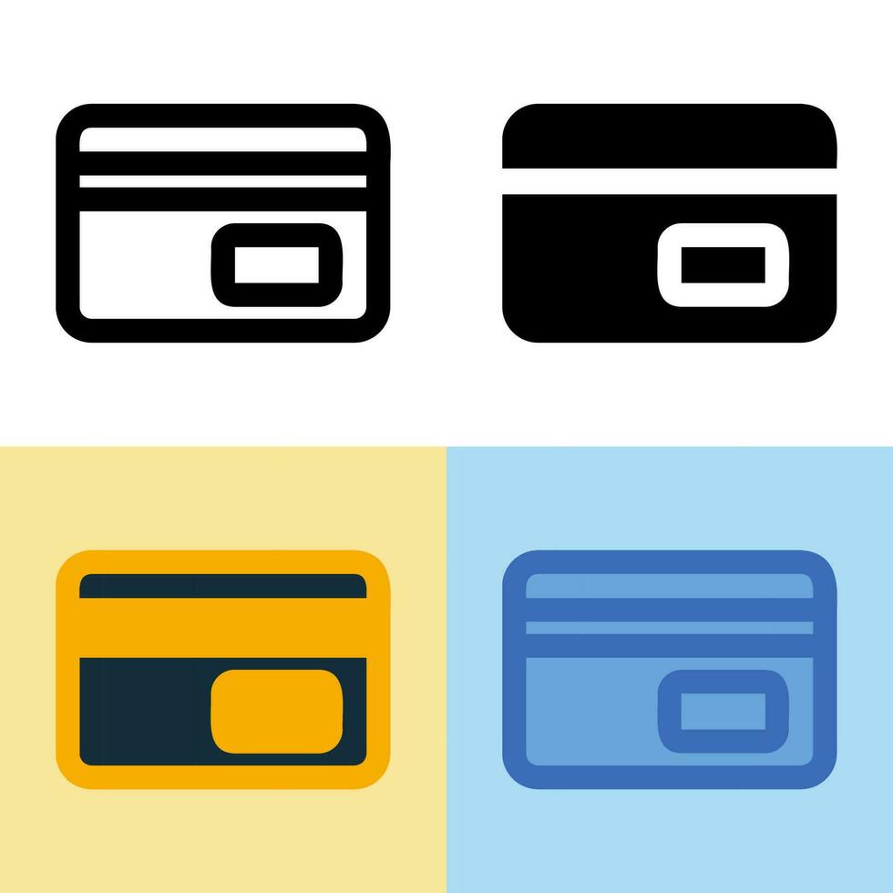Illustration vector graphic of Card Icon. Perfect for user interface, new application, etc
