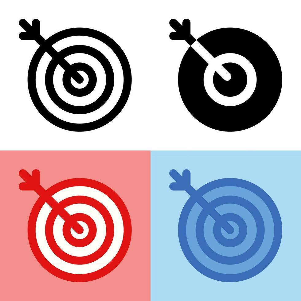 Illustration vector graphic of Target Icon. Perfect for user interface, new application, etc
