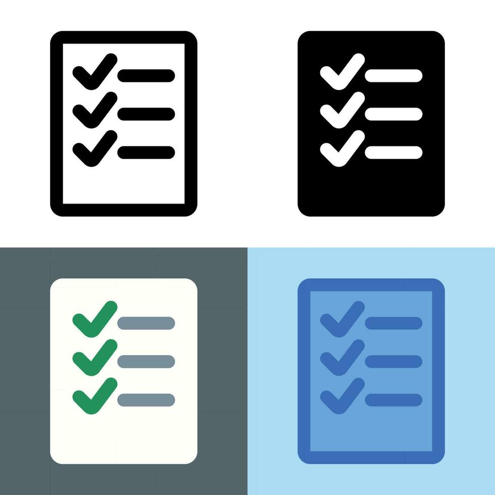 Illustration vector graphic of Checklist Icon. Perfect for user interface, new application, etc