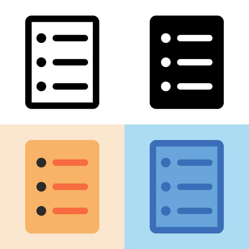 List Icon Vector Art, Icons, and Graphics for Free Download