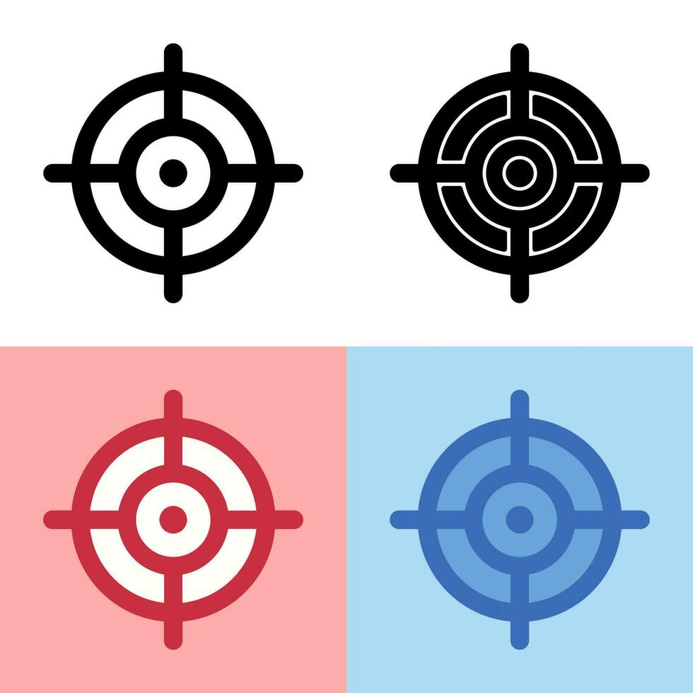 Illustration vector graphic of Target Icon. Perfect for user interface, new application, etc