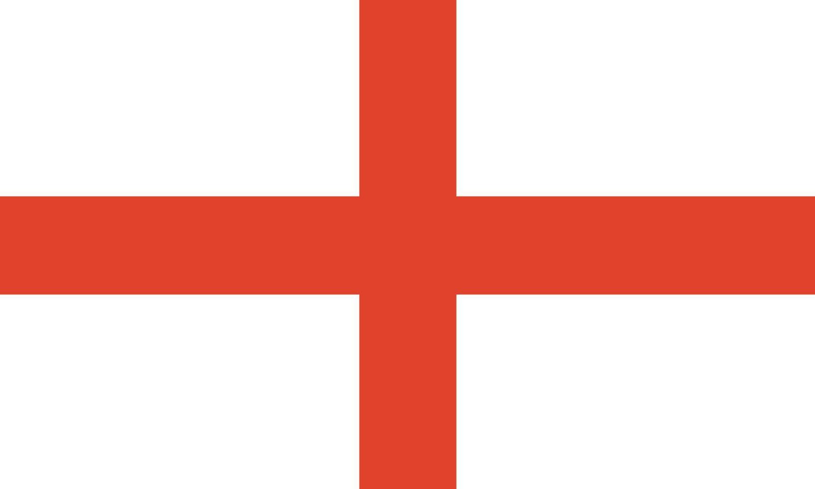 England Flag. Official colors and proportions. National England flag