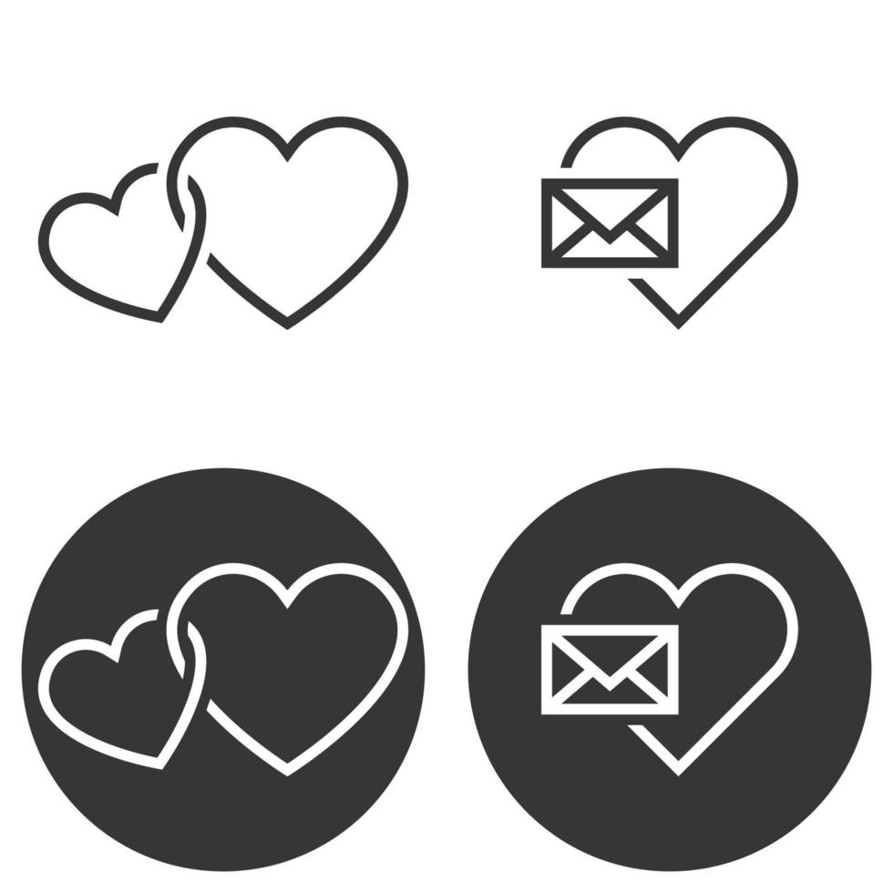 Simple vector icon Heart